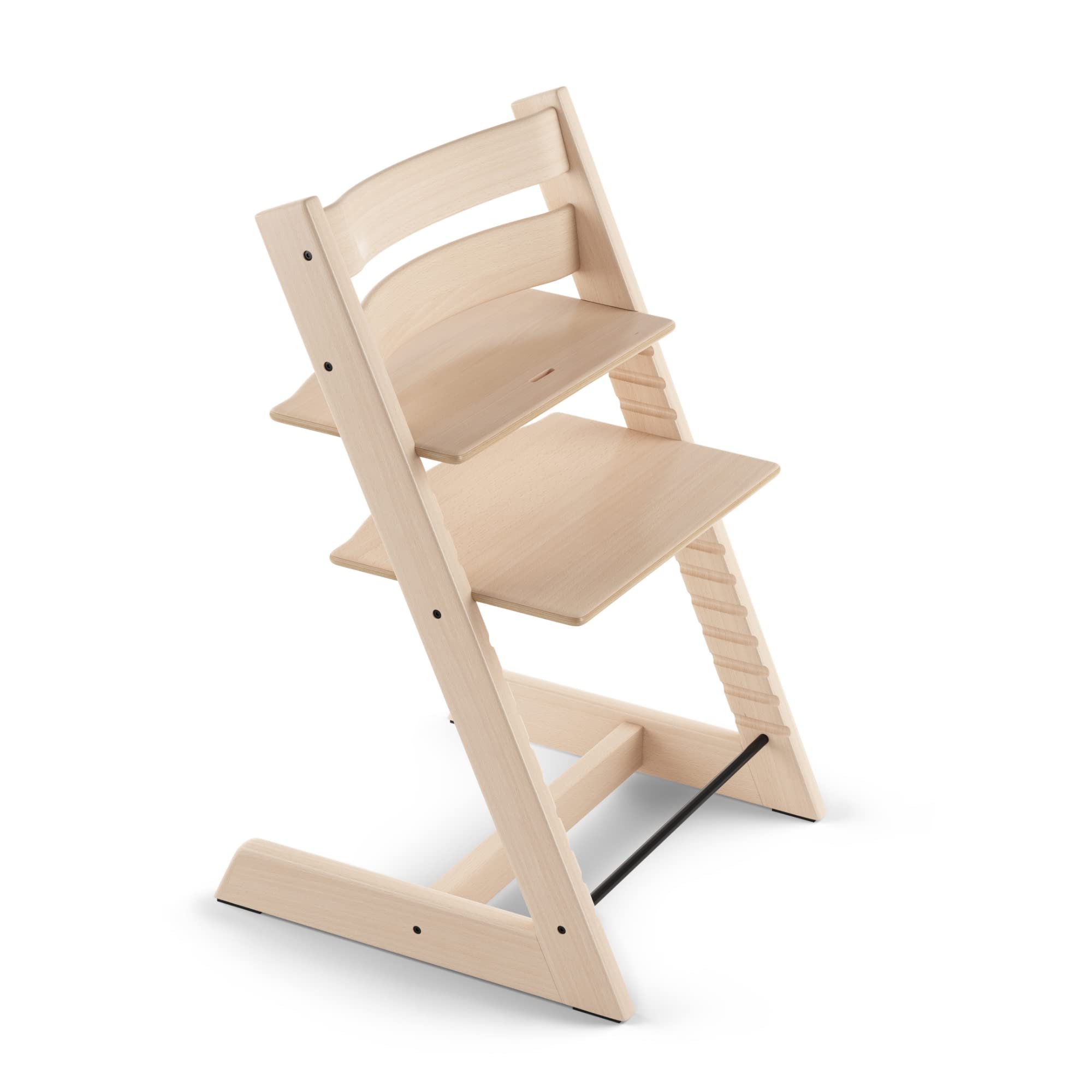 Stokke Tripp Trapp Adjustable High Chair - Convertible Wooden Chair for Toddlers, Kids & Adults - Ergonomic, Comfortable & Durable - Natural Wood Finish - Perfect for Dining, Learning & Playtime
