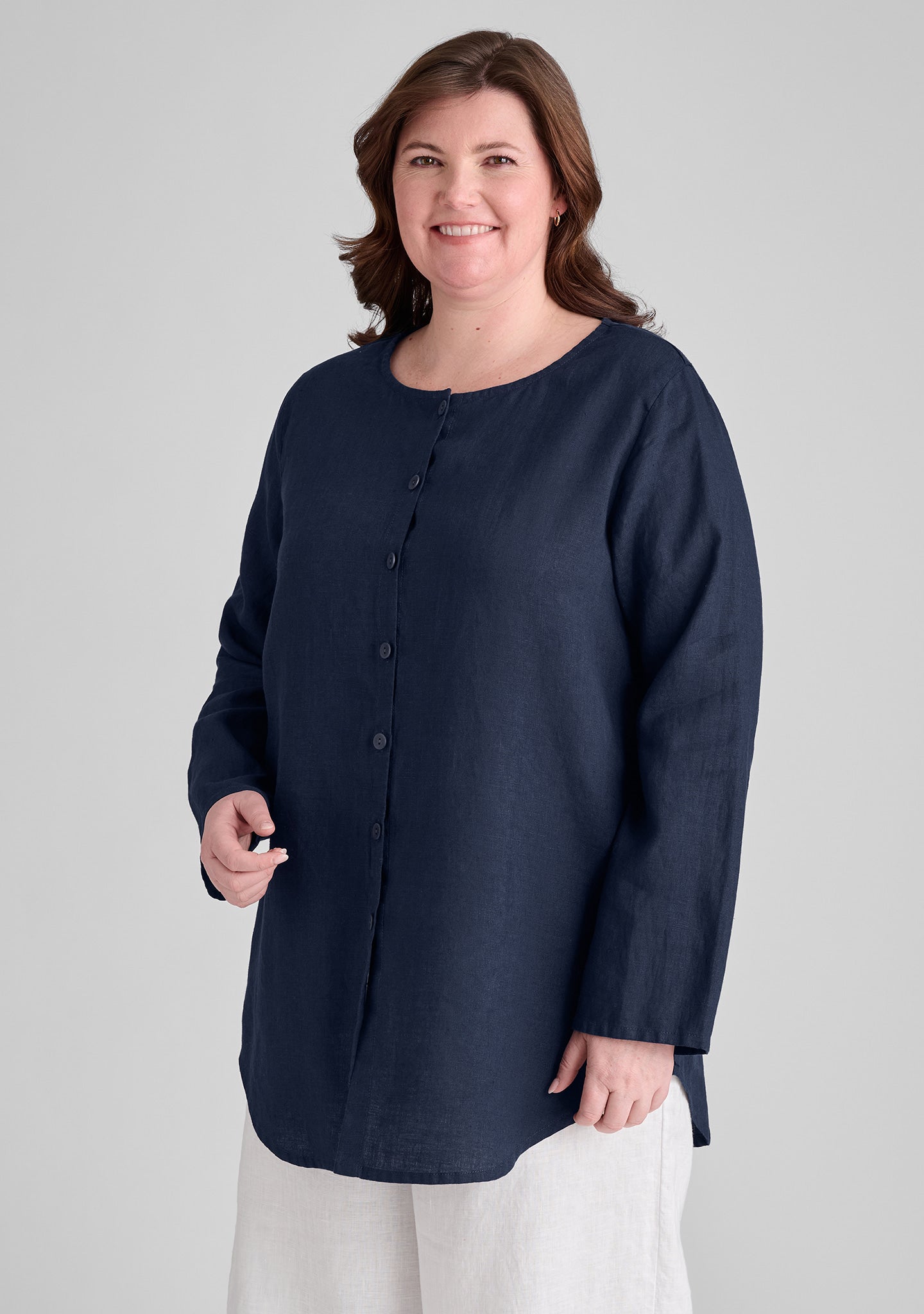 Gotcha Blouse Linen Cardigan - Women's Lightweight Summer Cover-Up for Beach, Office & Casual Wear