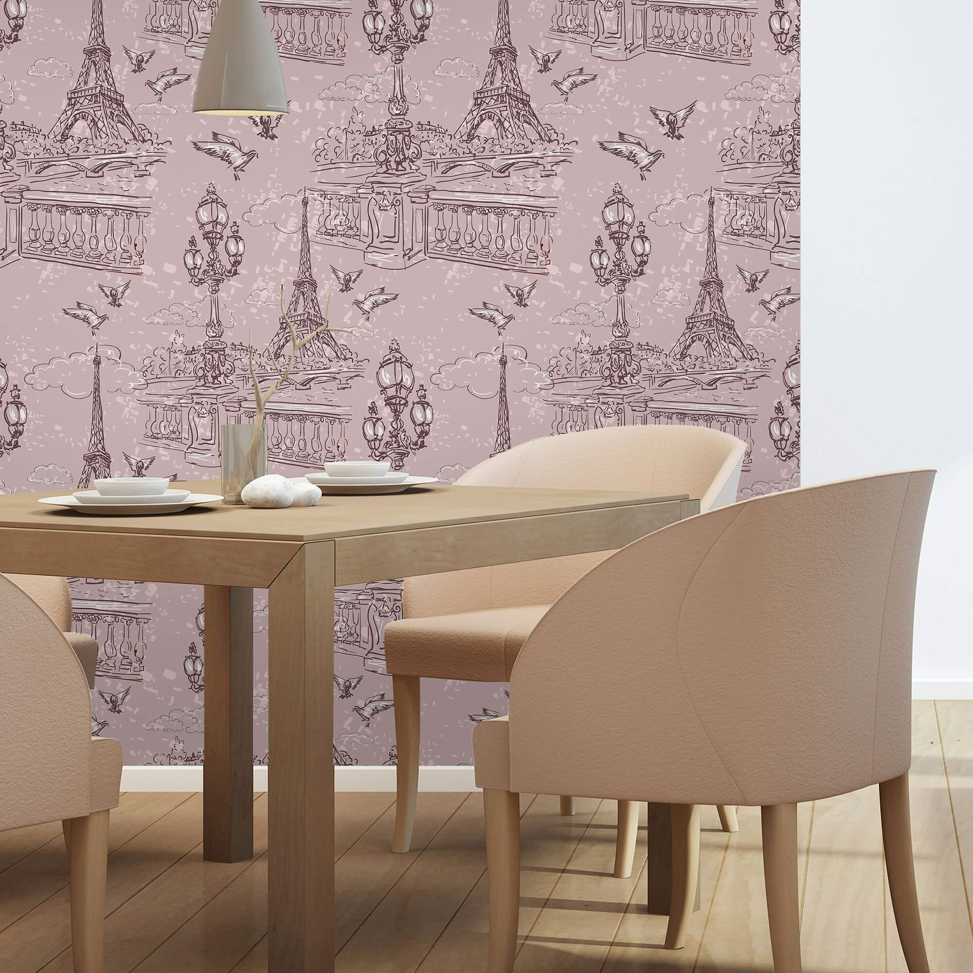 Grey Travel Themed Peel and Stick Removable Wallpaper - Self-Adhesive Decorative Wall Covering for Home, Office & Nursery - Easy to Install & Remove - 8500 (Perfect for Bedroom Accent Walls, DIY Home Decor & Rental Apartments)