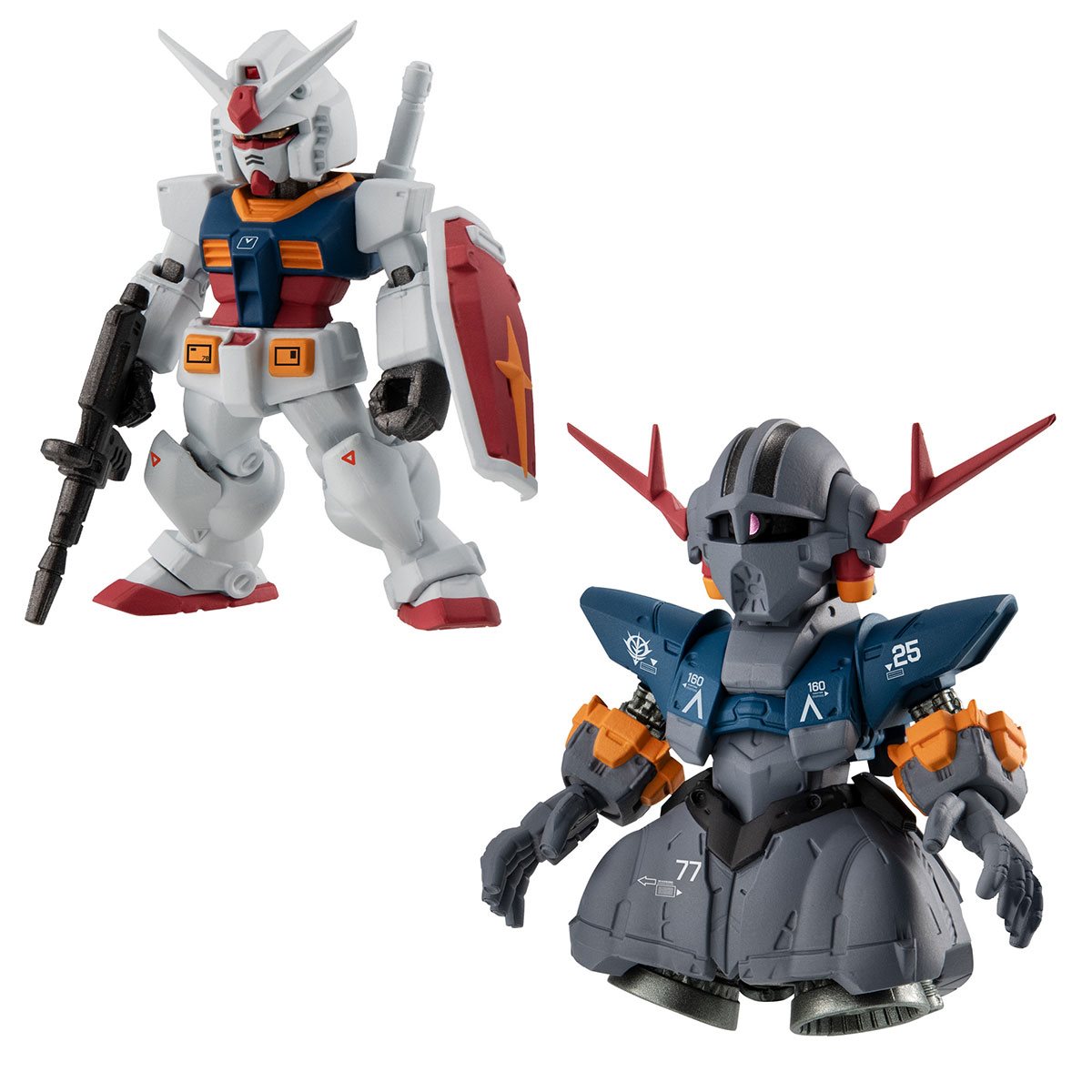 Bandai FW Fusion Works Gundam Converge 45th Anniversary Commemorative Last Shooting Set - 2-Piece Trading Figure Collection for Gundam Fans & Model Enthusiasts | Perfect for Display, Collecting & Anime Decor