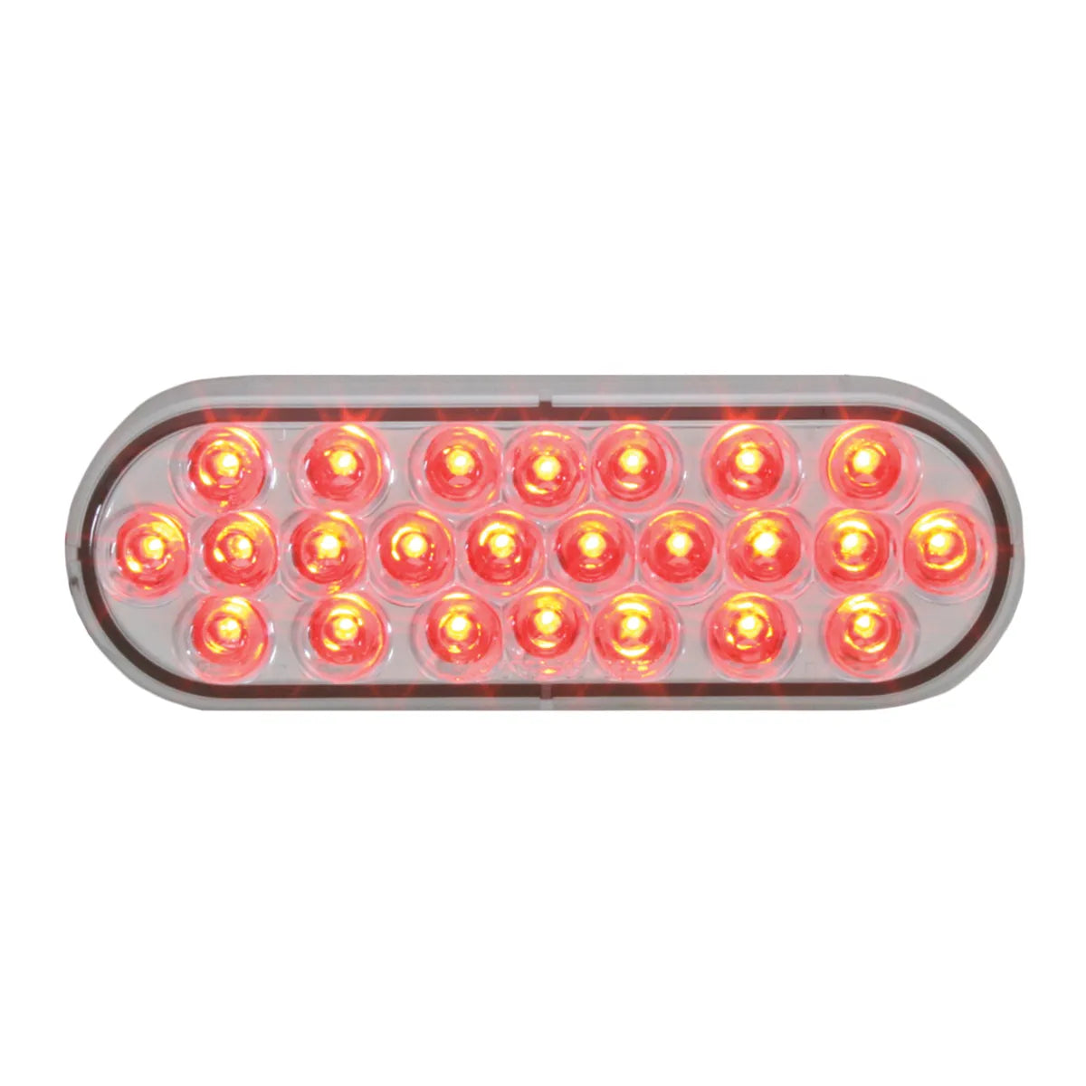 Pearl Clear Red Oval LED Light - High Brightness Decorative LED Bulb for Home, Party, Christmas, Halloween, and Outdoor Lighting Decorations
