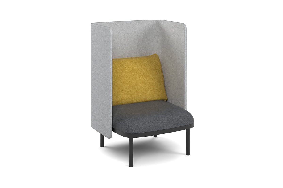 Comfortable Single Seater High Back Lounge Chair with Soft Cushion - Perfect for Living Room, Bedroom or Office Relaxation