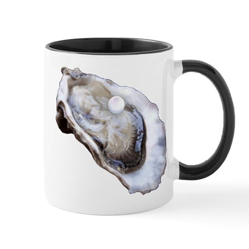 White/Black Inside - Louisiana Oysters Mug