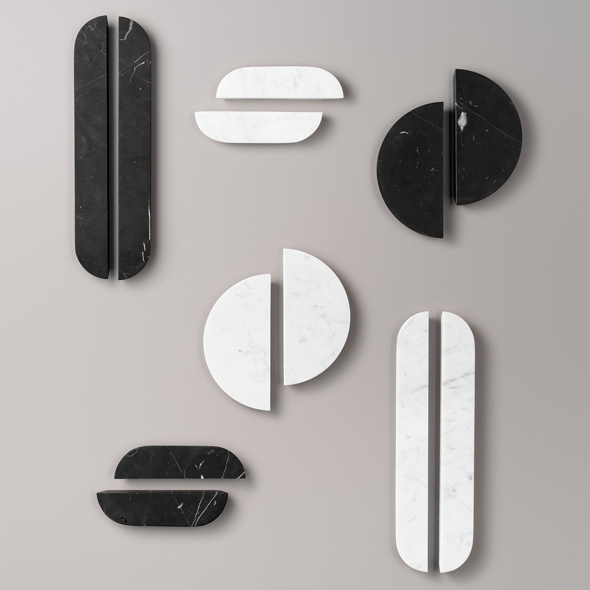 Premium Dot Marble Handle (Large) - Non-Slip Grip for Kitchen Cabinets, Drawers & Furniture - Easy DIY Installation for Home Improvement Projects