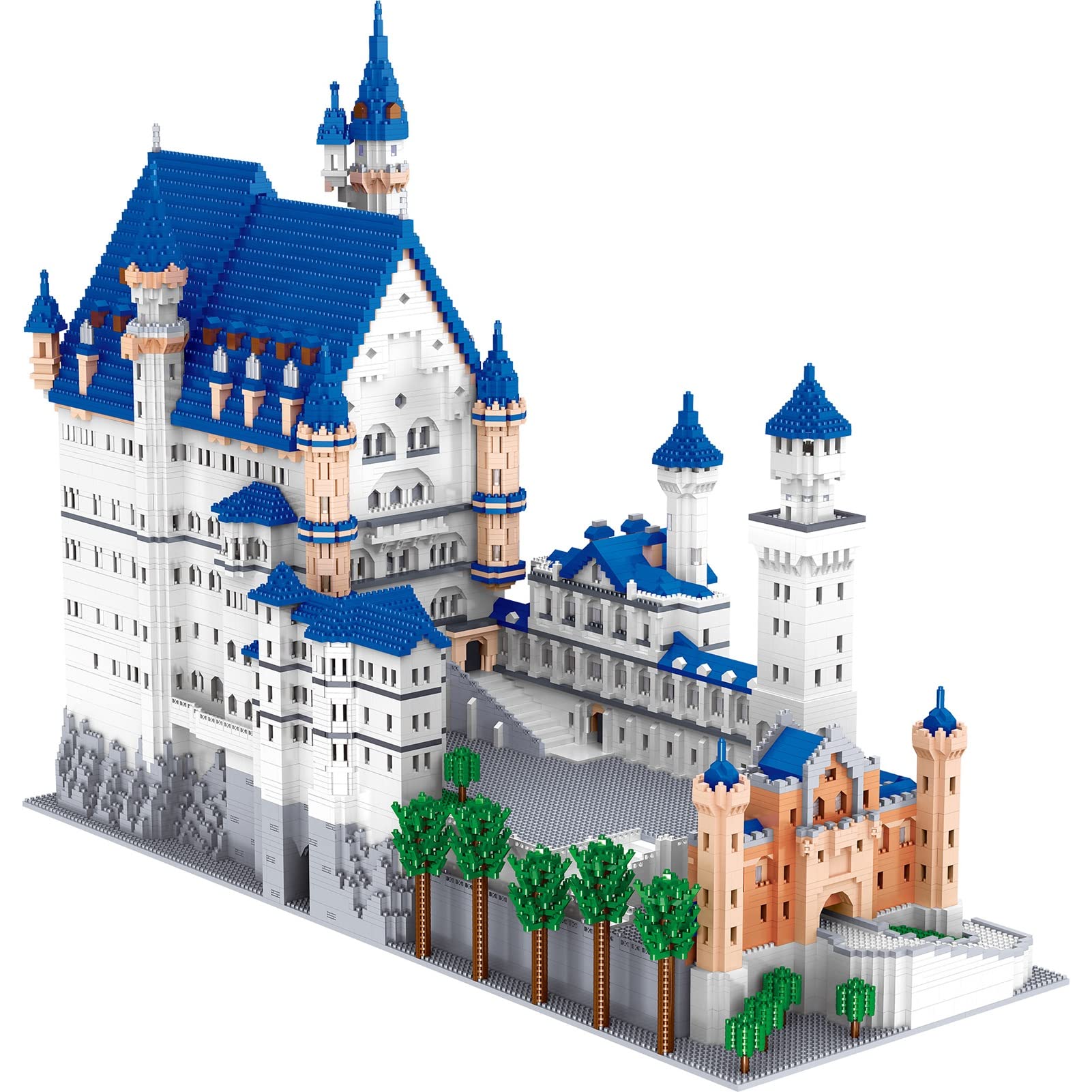 HEMSZ Swan Castle Mini Building Blocks Set - 11,810pcs Architectural Model Kit for Adults & Teens - Creative Educational Toy, DIY Stitching Puzzle, Unique Birthday Gift for Kids & Collectors - Perfect for Home Decor, Stress Relief & STEM Learning