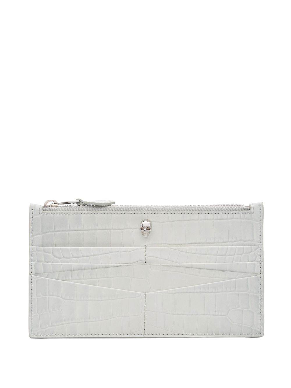 Alexander McQueen Genuine Leather Wallets for Women & Men - Stylish White Designer Wallet for Everyday Use & Luxury Gift Giving