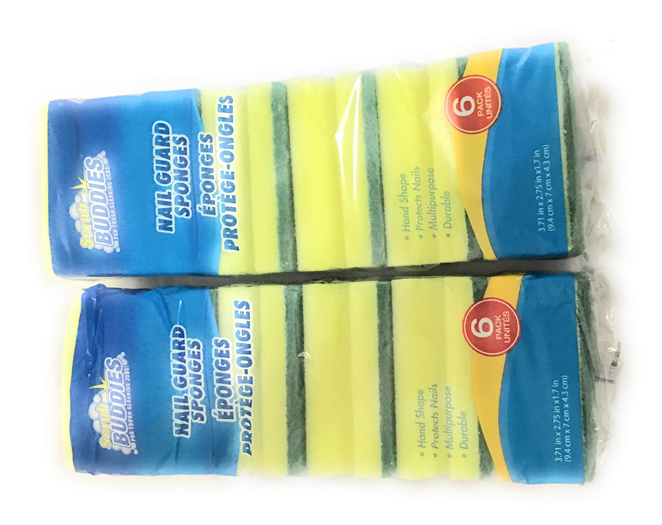 Premium Scrub Sponge Pack - 10 Pack Durable & Multipurpose Cleaning Sponges for Kitchen, Dishes, Pots & Pans - Heavy Duty Non-Scratch Scouring Pads for Deep Cleaning - Perfect for Home, Restaurant & Office Use