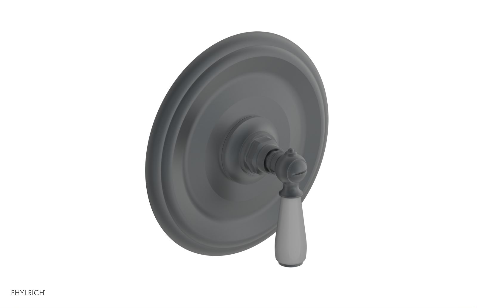 Jamestown Pressure Balance Shower Plate & Handle Trim with Grey Accents - 4