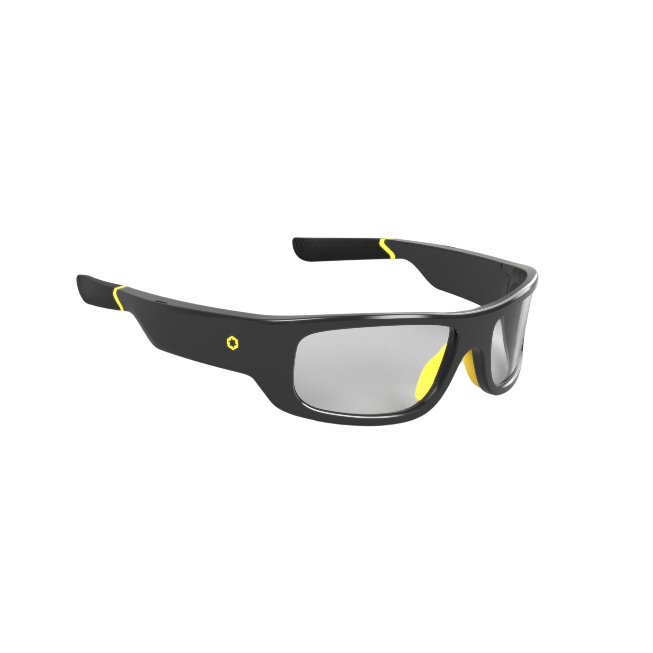 Lucyd Armor Smart Safety Glasses for Men & Women - TR90 Frame, Bluetooth Enabled with Light Adaptive Lenses, Open Ear Speakers & Microphone - ANSI Z87.1 Certified - Perfect for Construction, Cycling & Outdoor Activities