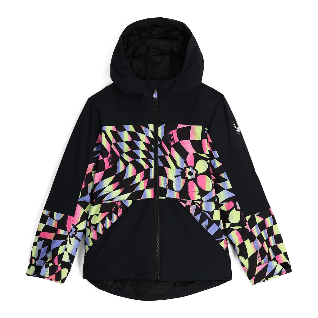 Spyder Girls Sylvie Insulated Ski Jacket - Waterproof Winter Coat for Girls, Warm Padded Snow Jacket for Skiing & Snowboarding | Perfect for Cold Weather & Outdoor Activities