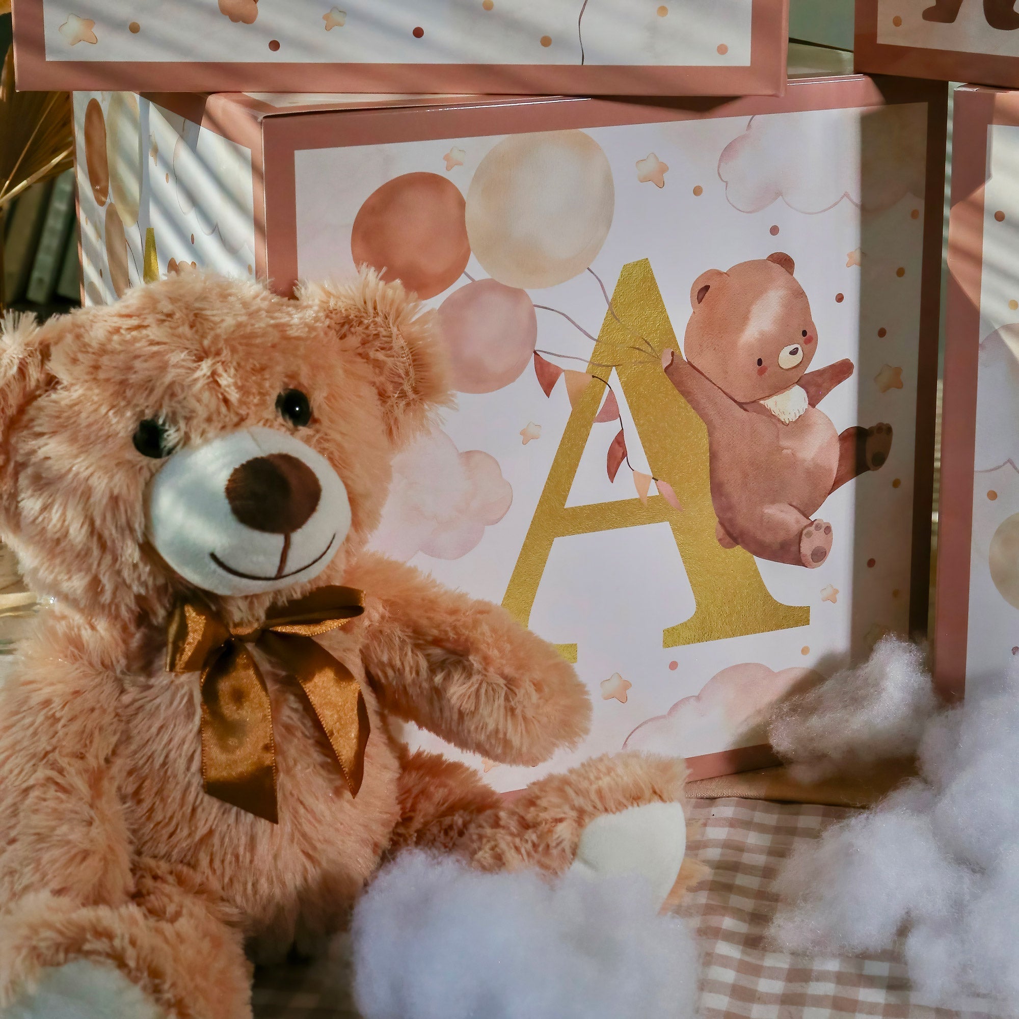 Adorable We Can Barely Wait Baby Block Boxes - Perfect for Baby Showers, Nursery Decor & First Birthday Gifts