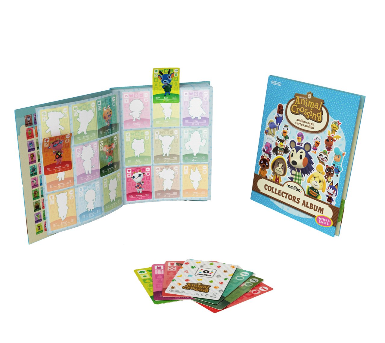 Animal Crossing amiibo Cards Collectors Album - Series 3 for Nintendo 3DS & Wii U | Trading Card Storage Binder for Gamers and Collectors | Perfect for Displaying and Organizing Your amiibo Collection