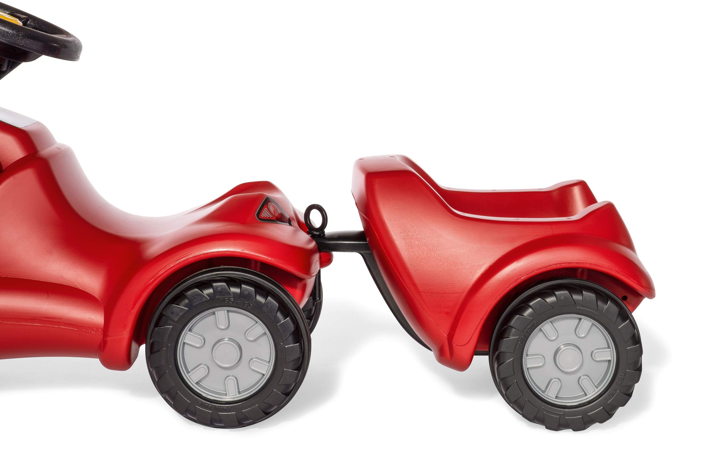 Rolly Toys RollyMinitrac Single-Axle Red Trailer for Kids 1.5-4 Years with Tilt Function - Perfect for Outdoor Play, Sandbox Fun & Backyard Adventures
