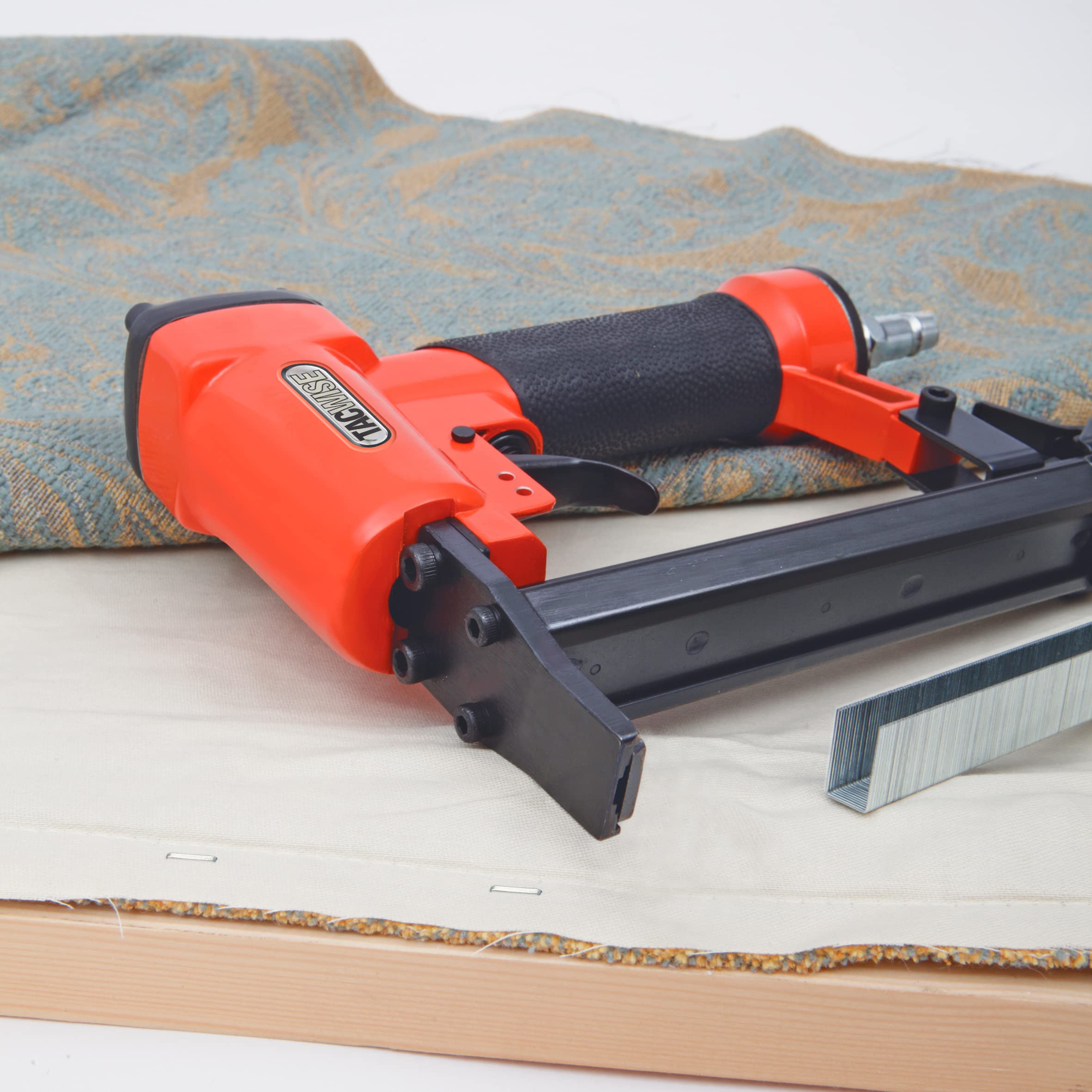 A14014V 140 Type Heavy Duty Air Stapler - Pneumatic Staple Gun for Upholstery, Carpentry & DIY Projects | Professional Woodworking & Furniture Repair Tool
