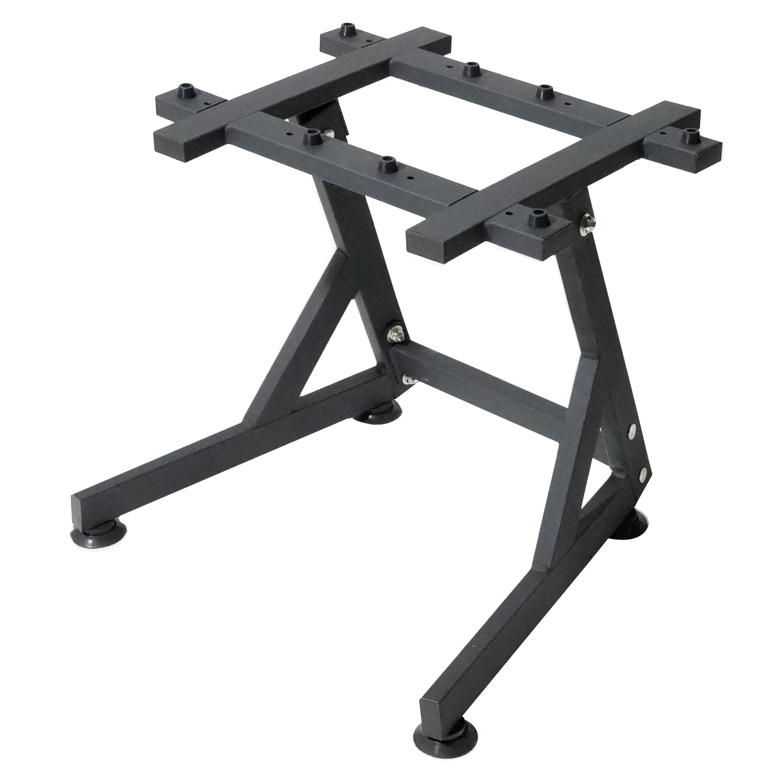 PRCTZ Adjustable Dumbbell Stand - Heavy Duty Dumbbell Rack for Home Gym, Weight Bench Accessories - Perfect for Garage Workouts & Strength Training