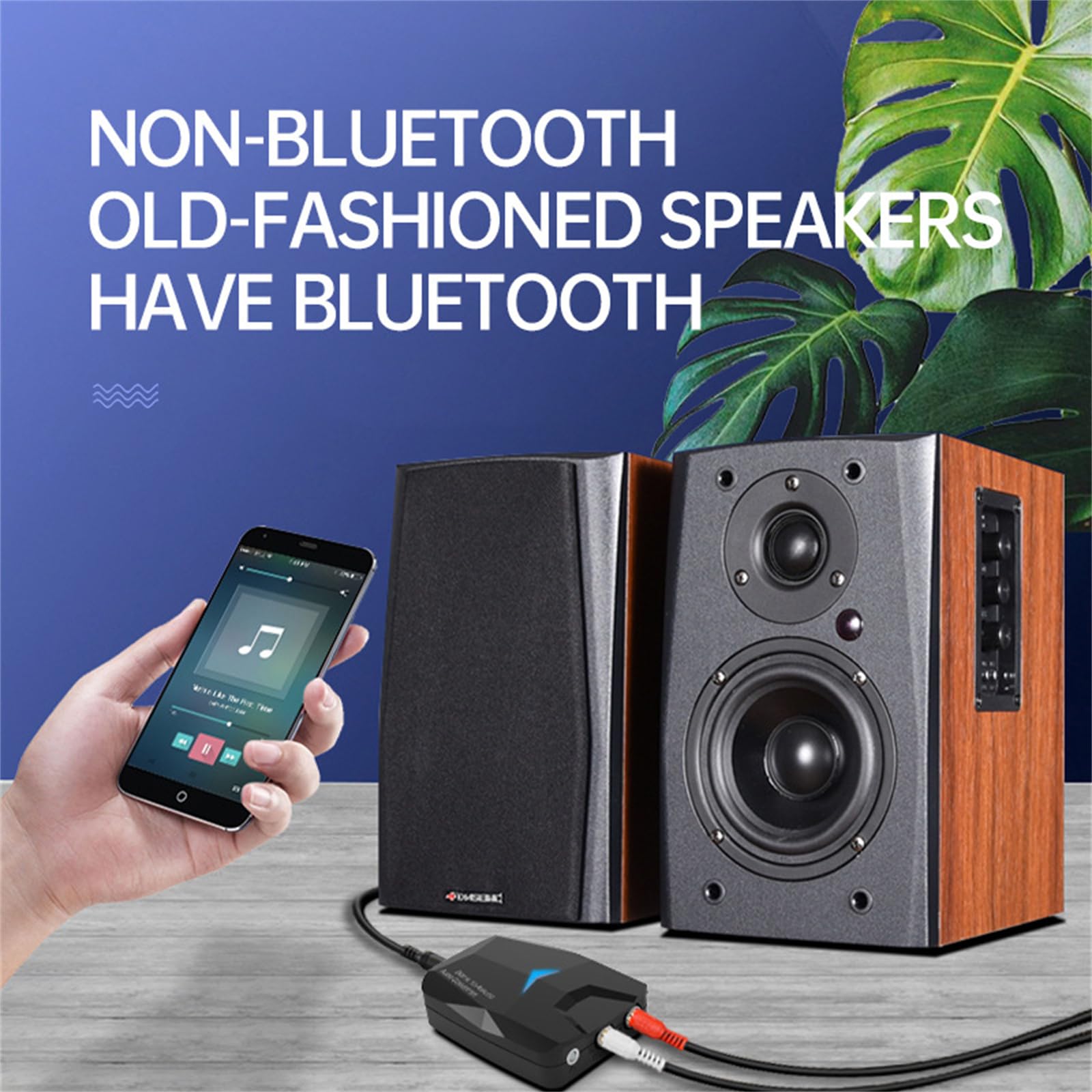 MOUDOAUER Bluetooth 5.0 Audio Transmitter & Receiver - Wireless Optical Adapter for Home Speakers, Wired Speakers & Music Streaming Systems | Perfect for Home Theater, Gaming & Multi-Room Audio Setup