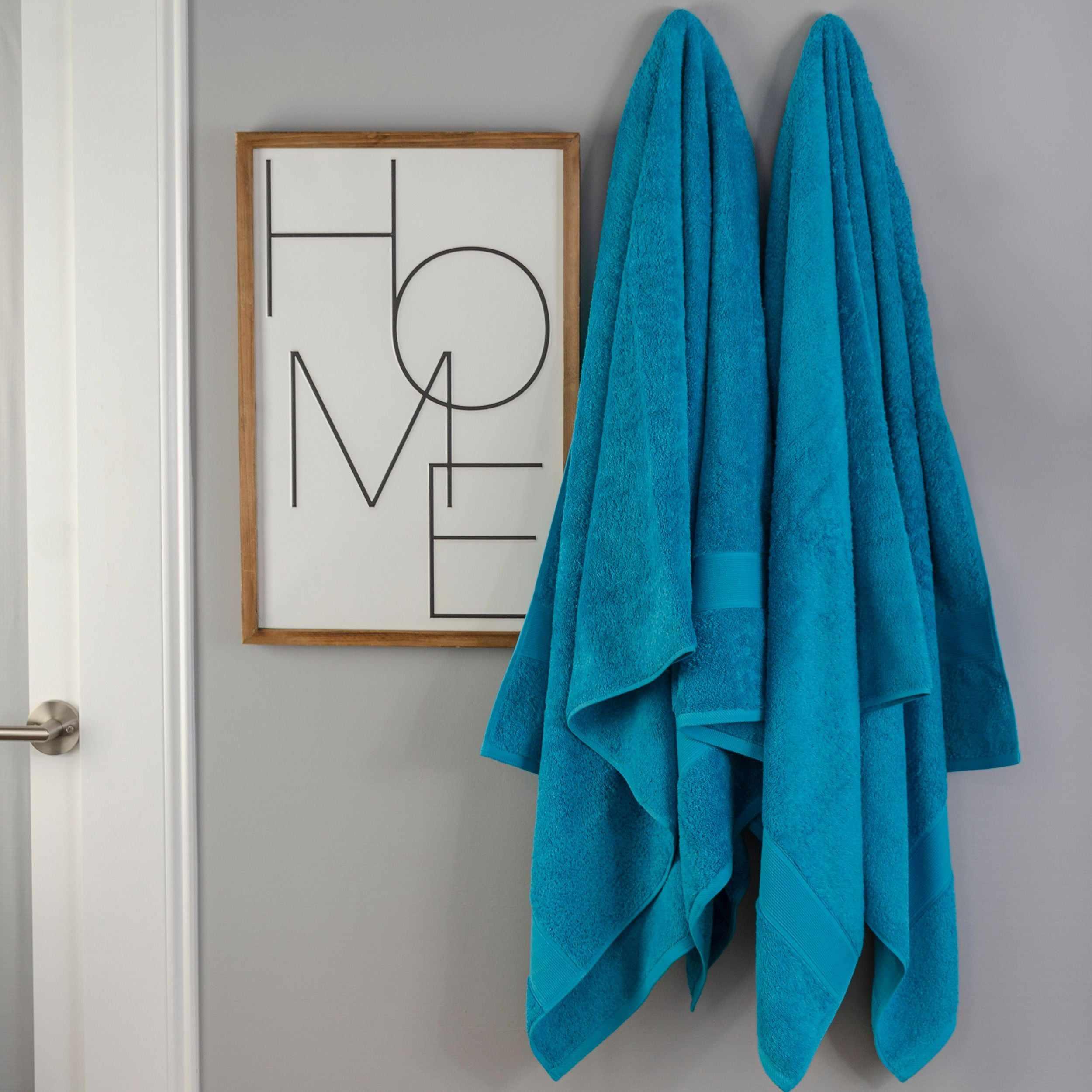 Premium Organic Cotton 650 GSM 2-Piece Bath Sheet Set - Ultra Soft & Absorbent Luxury Towels for Spa, Hotel & Home Bathroom