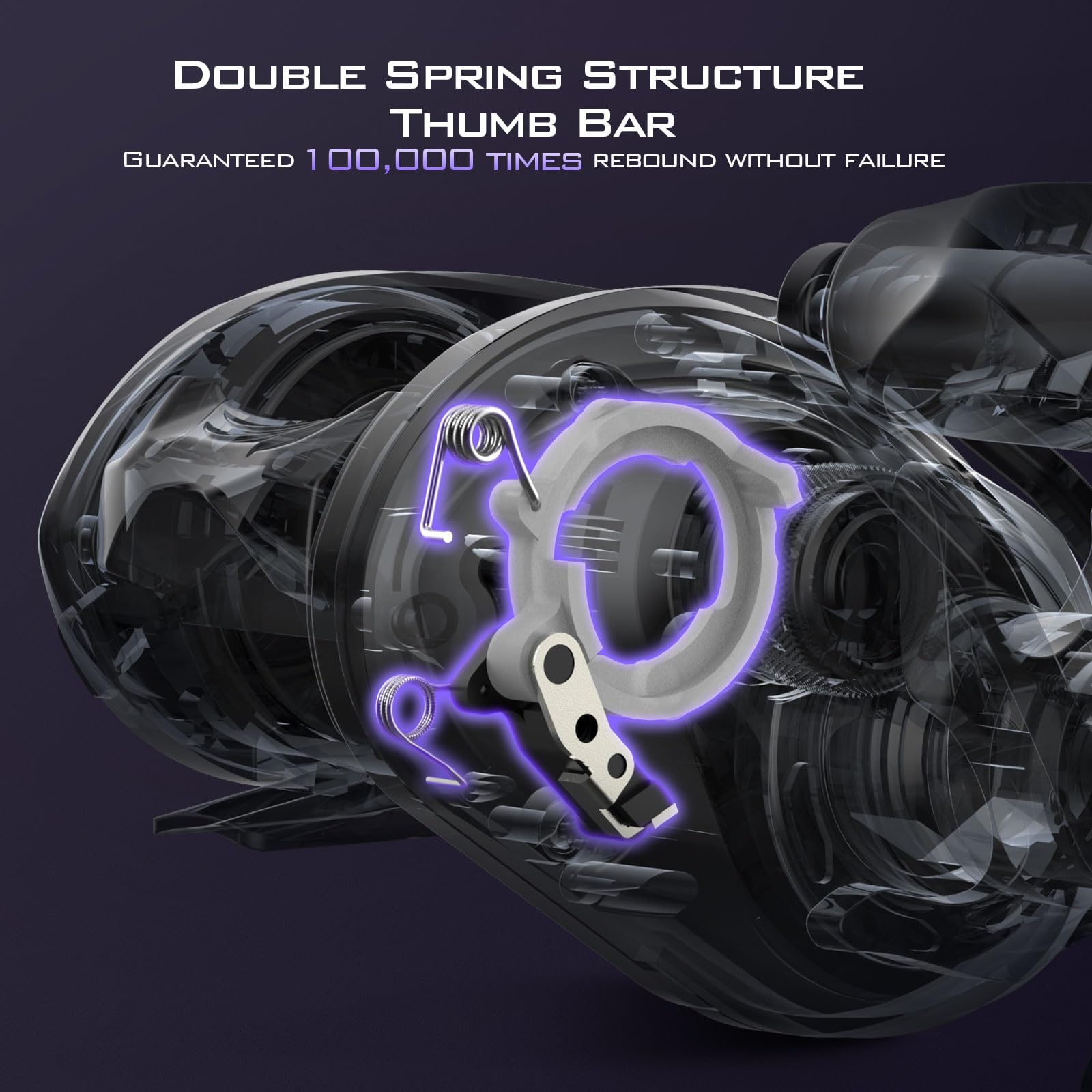 KastKing MegaJaws Elite Baitcasting Fishing Reel - Patented AMB System for Zero Backlash, Lightweight 6.4oz Aluminum Frame with Carbon Fiber Side Covers, Flipping Switch Function - Perfect for Bass Fishing, Saltwater Fishing and Tournament Angling