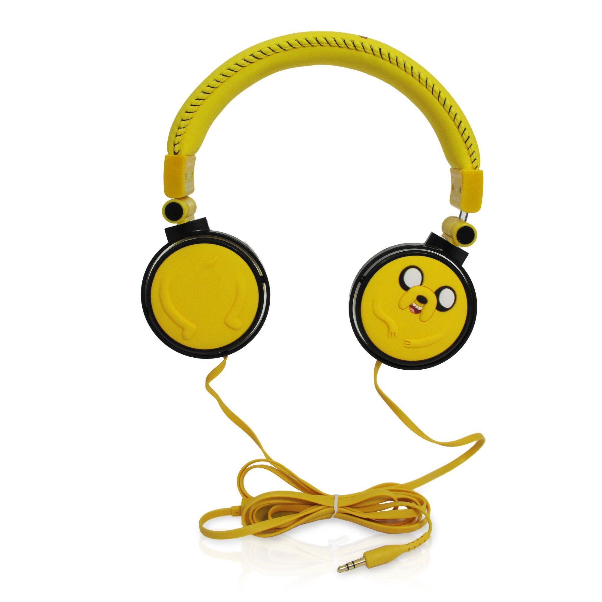 Adventure Time Jake The Dog Headphones - Officially Licensed Over-Ear Headphones for Kids & Adults, Perfect for Gaming, Music & Cartoon Fans - Great Gift for Fans of Adventure Time Show