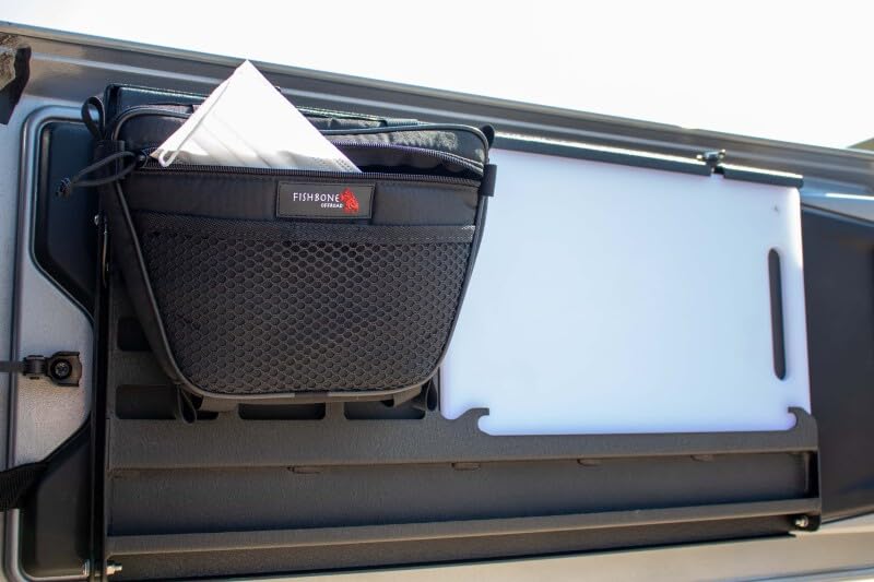 Fishbone Offroad FB25220 JL Tailgate Table - Heavy Duty Folding Table for Jeep Wrangler JL & Gladiator - Perfect for Camping, Tailgating & Outdoor Adventures
