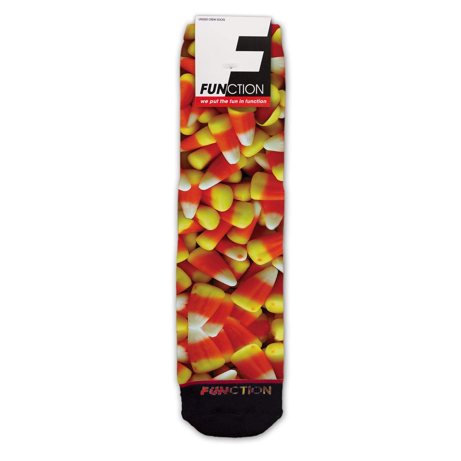 Candy Corn Halloween Fashion Socks - Fun & Comfortable Knee High Socks for Women & Teens - Perfect for Costumes, Parties, and Fall Outfits
