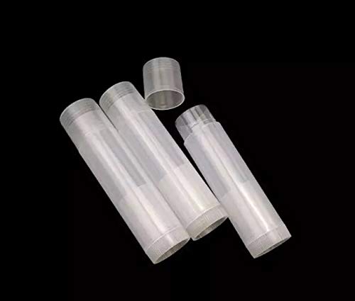 GLANZ NATURALS Empty Lip Gloss Tubes - 5ml Clear Lipstick Containers for DIY Cosmetics, Lip Balm & Makeup Samples (Pack of 10) - Perfect for Homemade Beauty Products, Travel Size & Gift Packaging