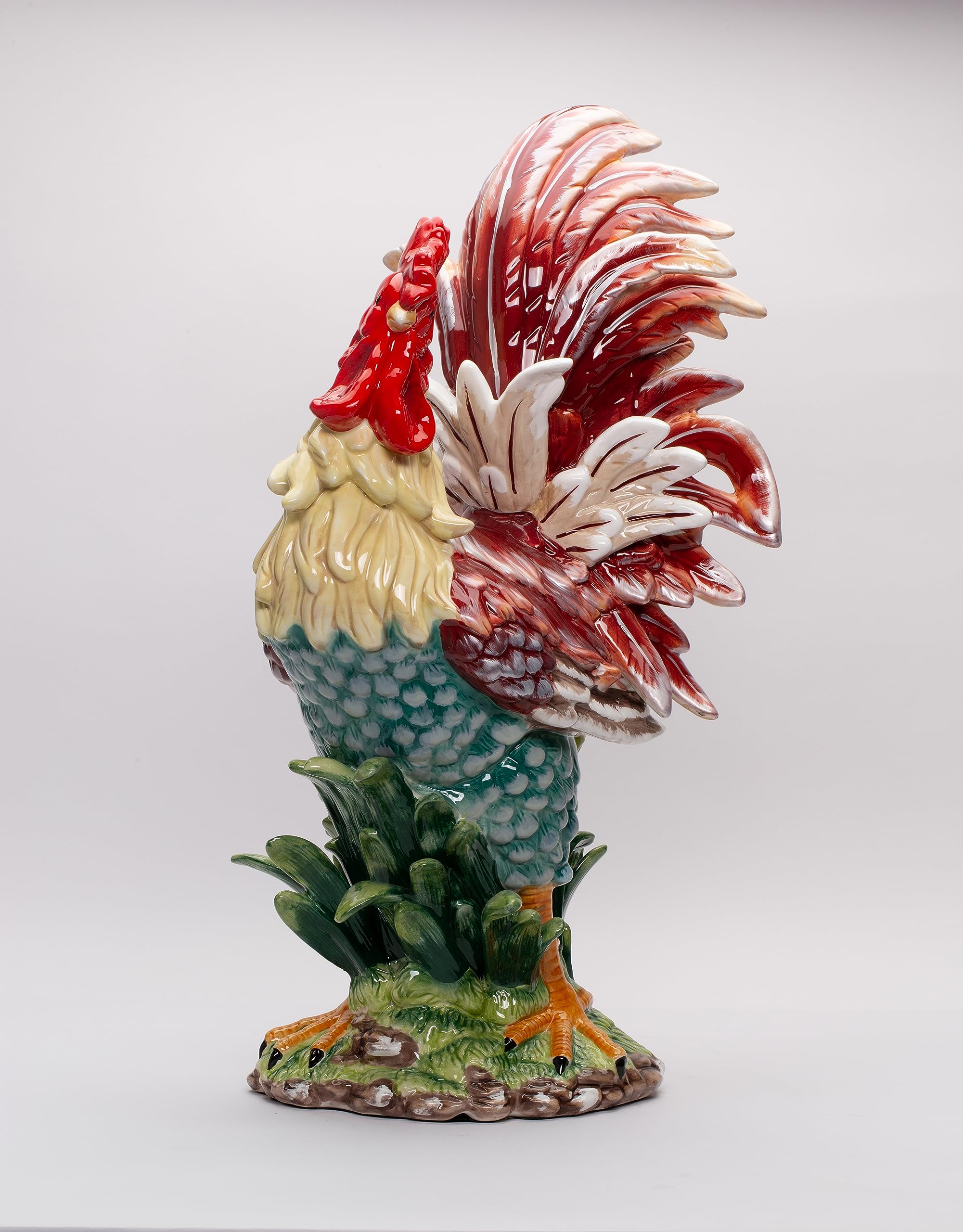 Cosmos Gifts Large Tuscan Rooster Figurine - 23.5