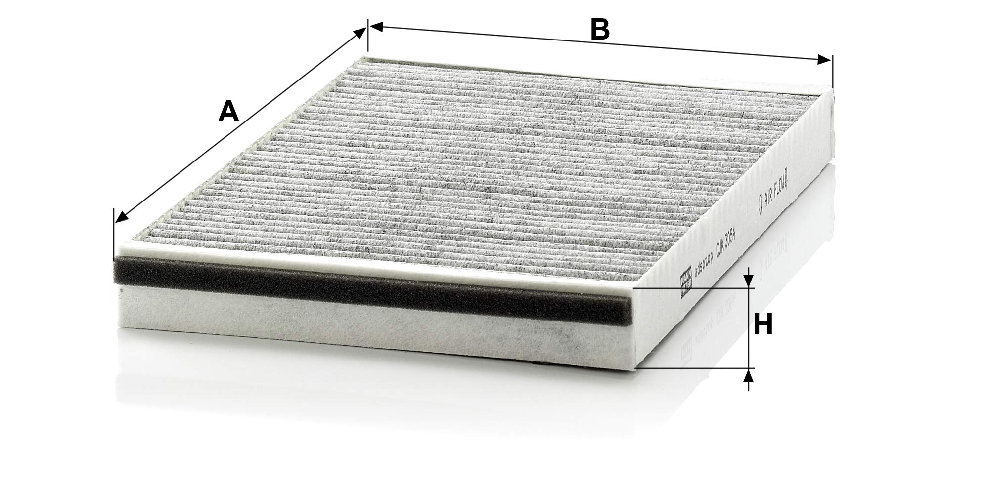 CUK 3054 Cabin Air Filter with Activated Carbon - Premium Pollen & Dust Filter for Cars - Improve Air Quality & Reduce Allergens for a Healthier Drive