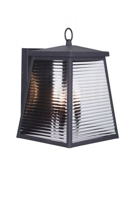 Armstrong Three Light Outdoor Wall Mount in Midnight Black - Durable Weatherproof Exterior Sconce for Porch, Patio, Garage & Garden Lighting