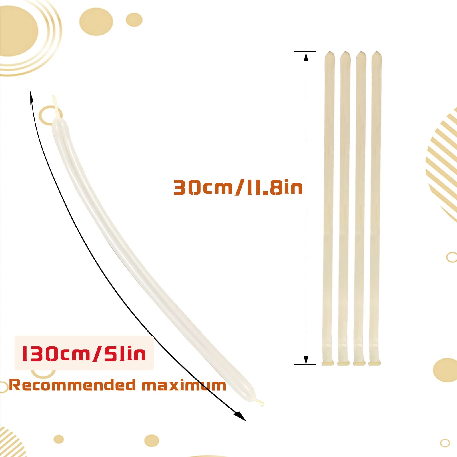 260 Clear Latex Balloons for Balloon Arch, Twisting Animals & Party Decorations - Thickened Long Balloons for Kids Birthday, Wedding, Baby Shower & Events (100 Pack) - Perfect for DIY Balloon Garlands, Columns & Party Backdrops