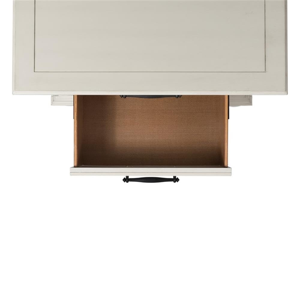 Picket House Furnishings Brooks 3-Drawer Nightstand with USB Charging Ports - Modern Bedside Table for Bedroom, Living Room & Guest Room