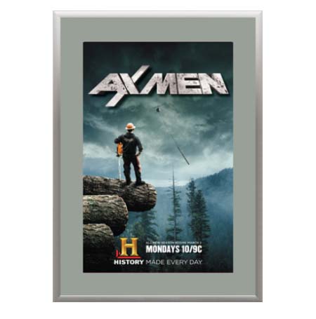 Premium Designer Snap Frames for Posters 8.5x14 Inches - 4 Wide Matboard Display - Perfect for Artwork, Photos, and Office Decor