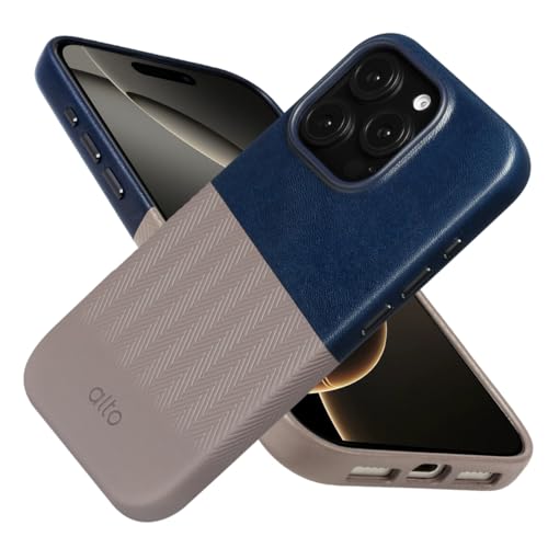 Embossed Navy Blue and Cement Gray