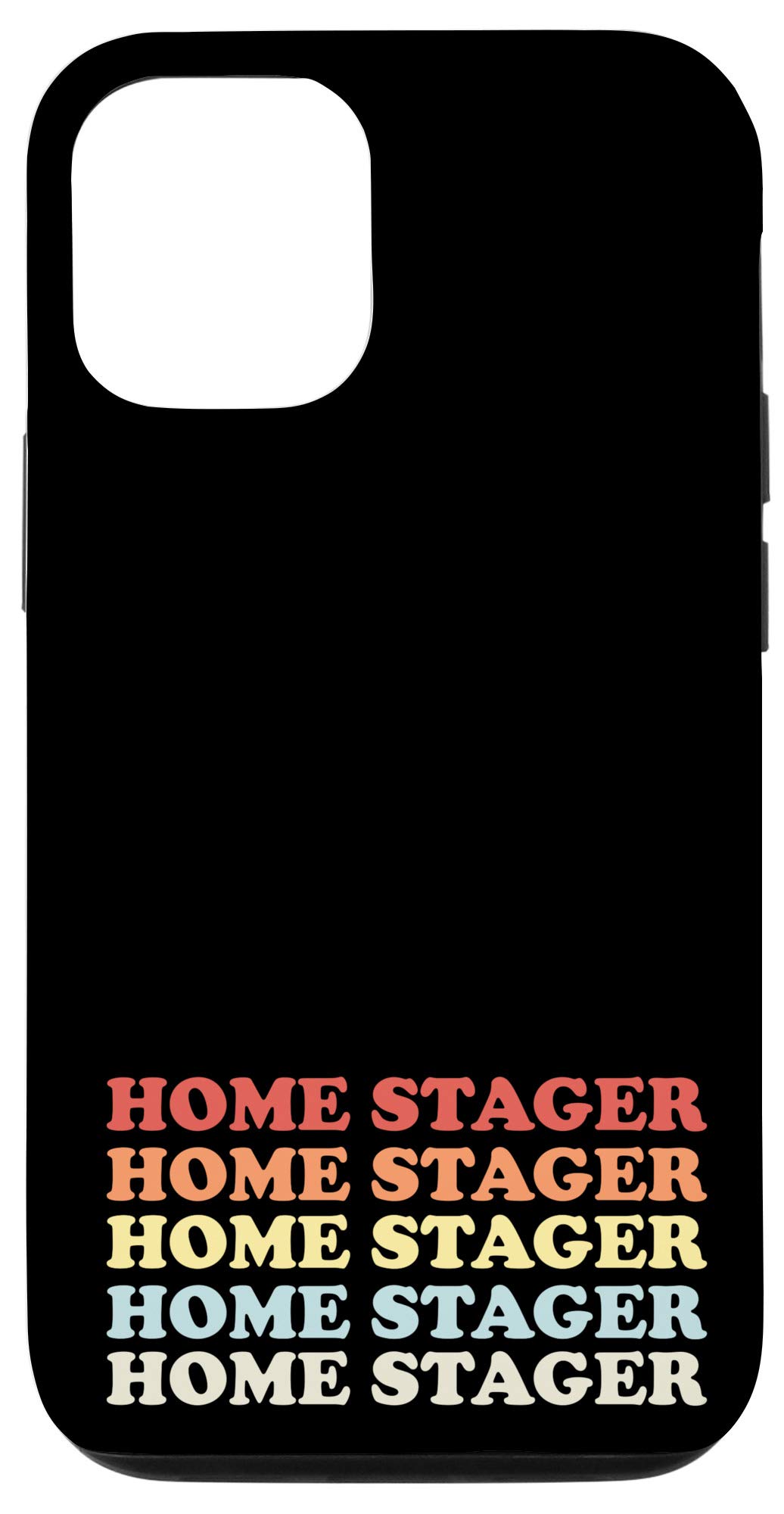 Vintage iPhone 12/12 Pro Case - Retro Style Phone Cover for Home Staging & Interior Design - Perfect for Real Estate Agents, Home Decorators & Vintage Lovers