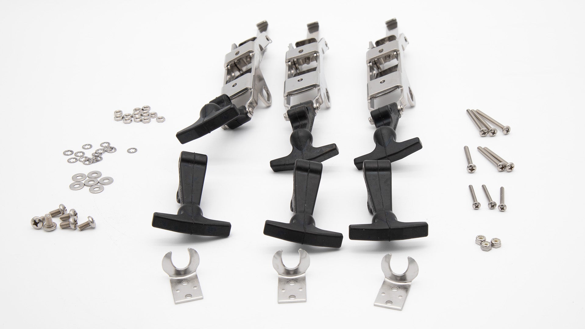 Compact Latch Replacement Kit - Durable Hardware for Cabinets, Doors & Furniture - Easy DIY Installation for Home & Office Organization
