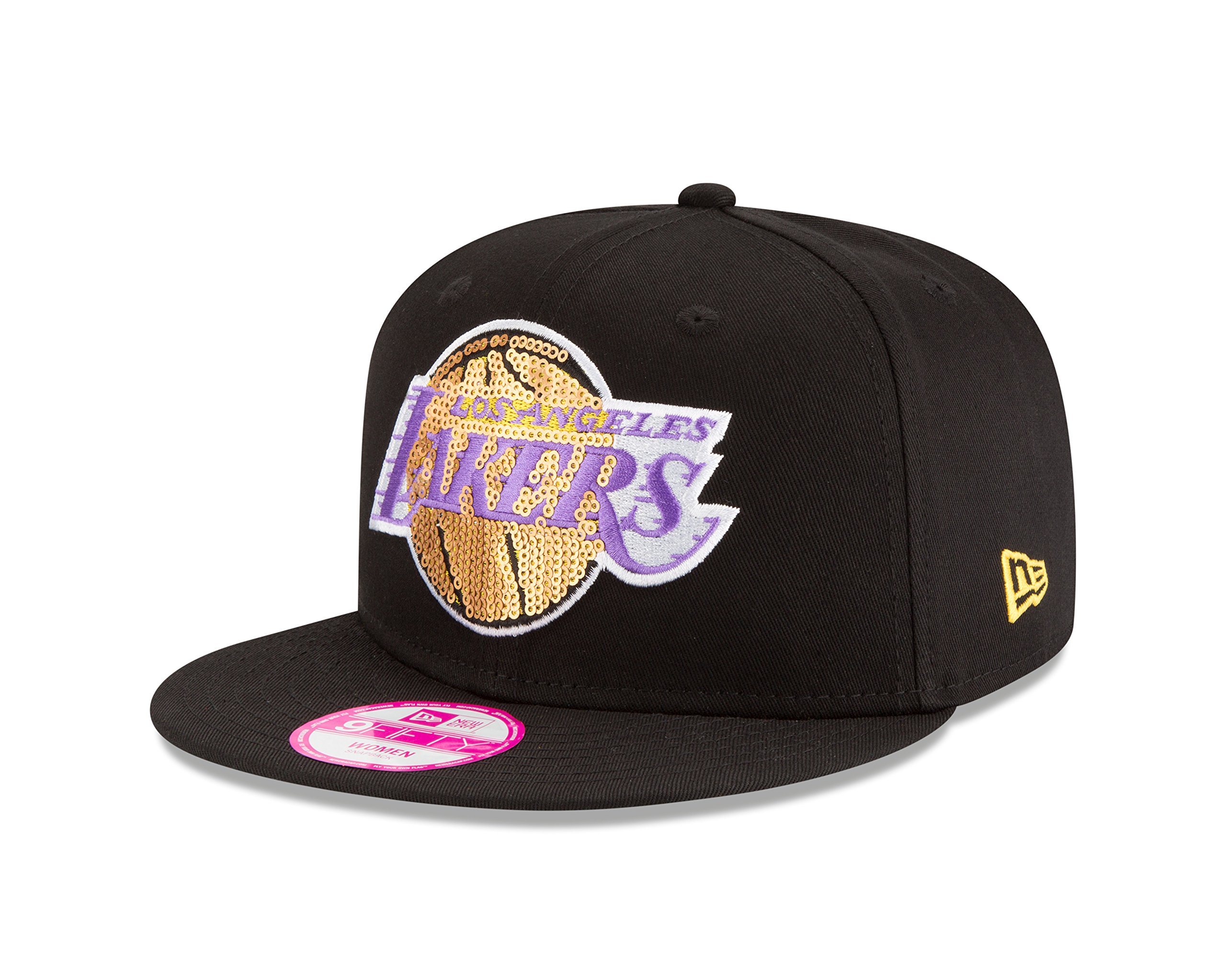 New Era NBA Women's Glimmer Mixer 9Fifty Snapback Cap - Stylish Basketball Hat for Women, Adjustable Flat Brim Baseball Cap - Perfect for Games, Streetwear & Sports Fashion