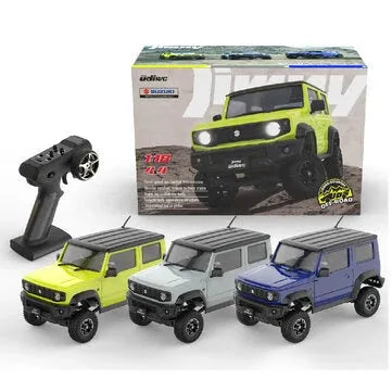 UDIRC UCX2402 1/18 Scale RC Car - Suzuki Jimny 4WD Rock Crawler with 2.4G Remote Control, Ready-to-Run (RTR) - Perfect for Off-Road Adventures, Backyard Racing & Indoor Crawling Courses