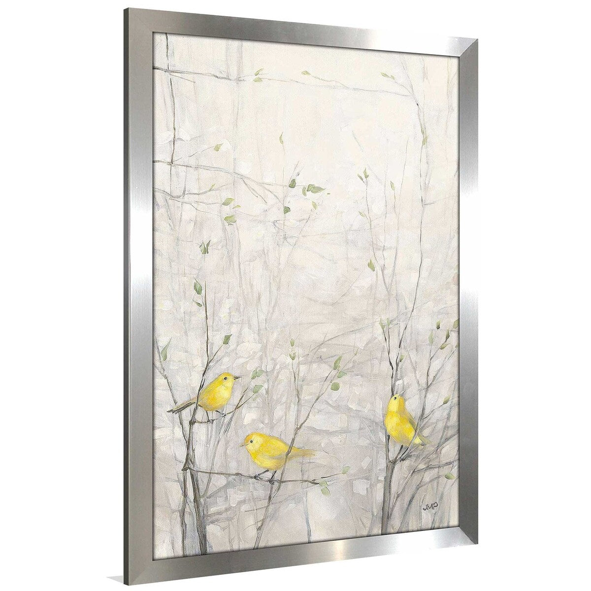 Birds in Trees I by Julia Purinton - Premium Acrylic Wall Art Print - Nature Inspired Home Decor for Living Room, Bedroom & Office