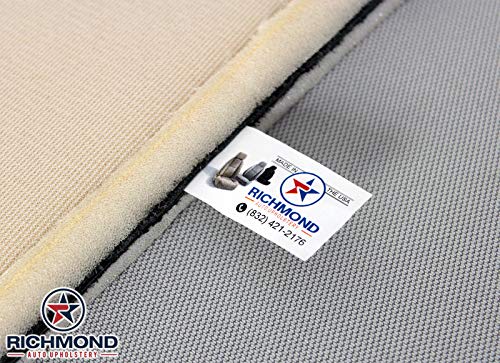 Genuine Leather Seat Cover for 1999-2001 Jeep Grand Cherokee Laredo - Driver Side Bottom Replacement in Gray | Richmond Auto Upholstery | Perfect for Car Interior Upgrade & Comfort Enhancement