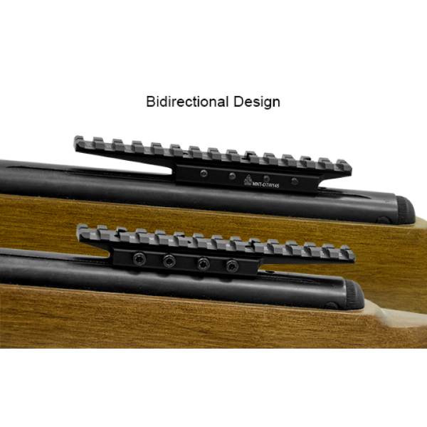 Leapers Universal Dovetail to Picatinny Rail Adapter - 145mm Long for Rifle Scope Mounting | Perfect for Hunting, Shooting & Tactical Applications