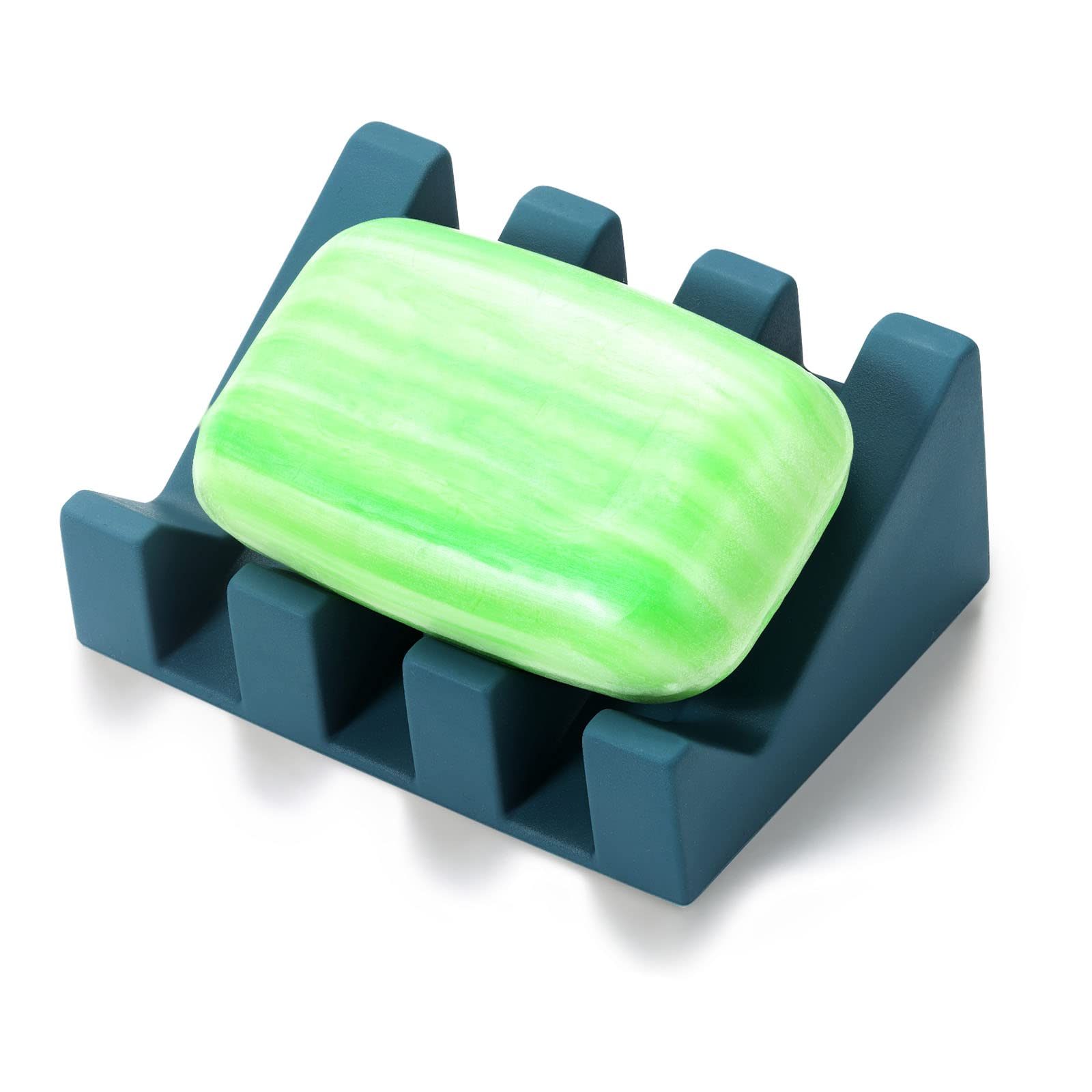 Premium Soap Dish Holder for Shower, Bathroom & Kitchen - Durable, Easy to Clean, Keeps Soap Dry & Extends Soap Life - Perfect for Bathtub, Sink Counter & Travel Use