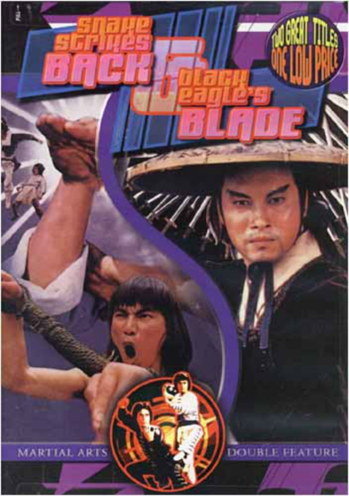 Snake Strikes Back & Black Eagle's Blade - Action-Packed Double Feature DVD | Classic Martial Arts Movies for Movie Nights & Collector's Editions