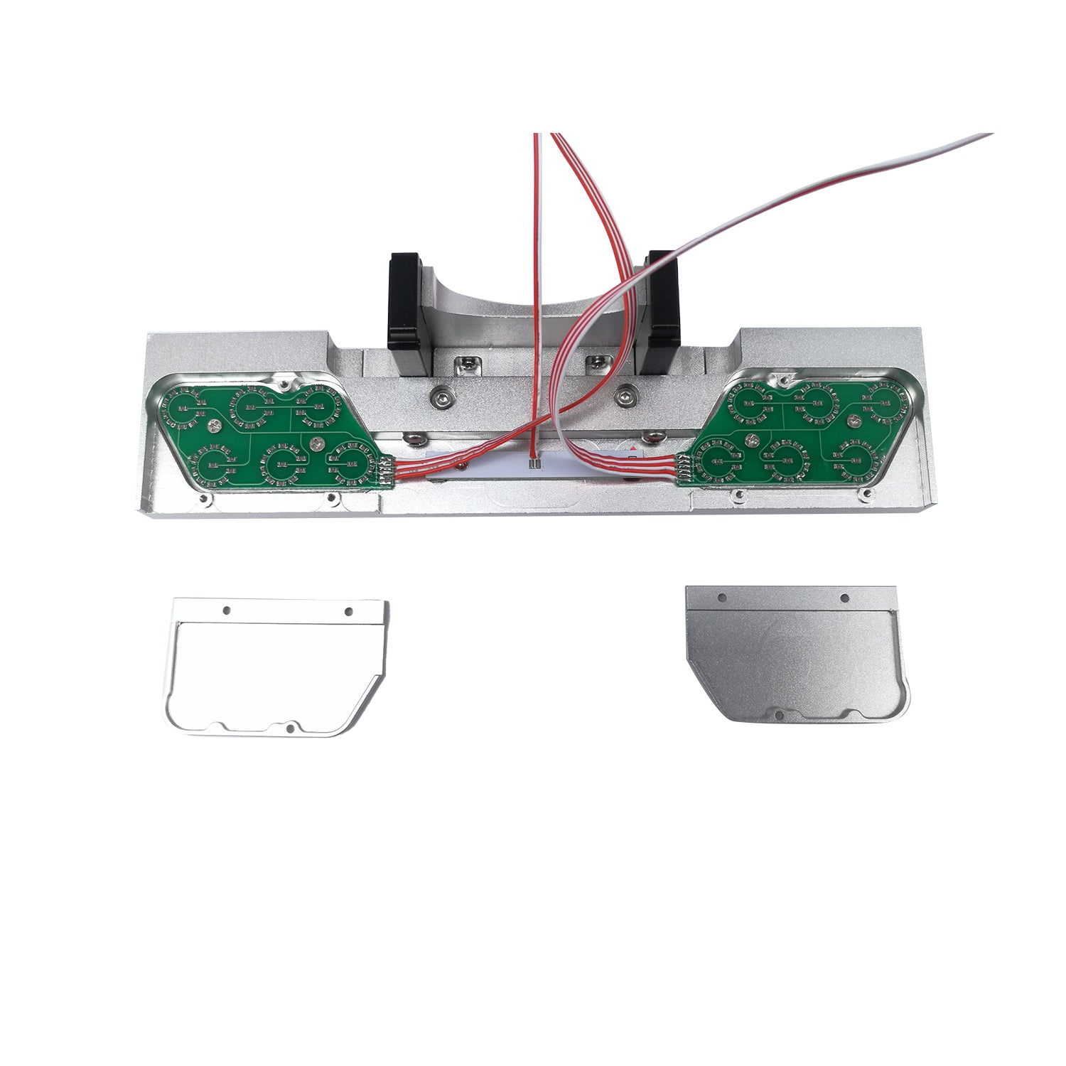 High-Quality CNC Metal Rear Tail Beam Taillight Upgrade for 1/14 TAMIYA RC Tractor R620 56323 - Durable Custom Fit for RC Truck Models - Perfect for Off-Roading & Scale Model Enthusiasts