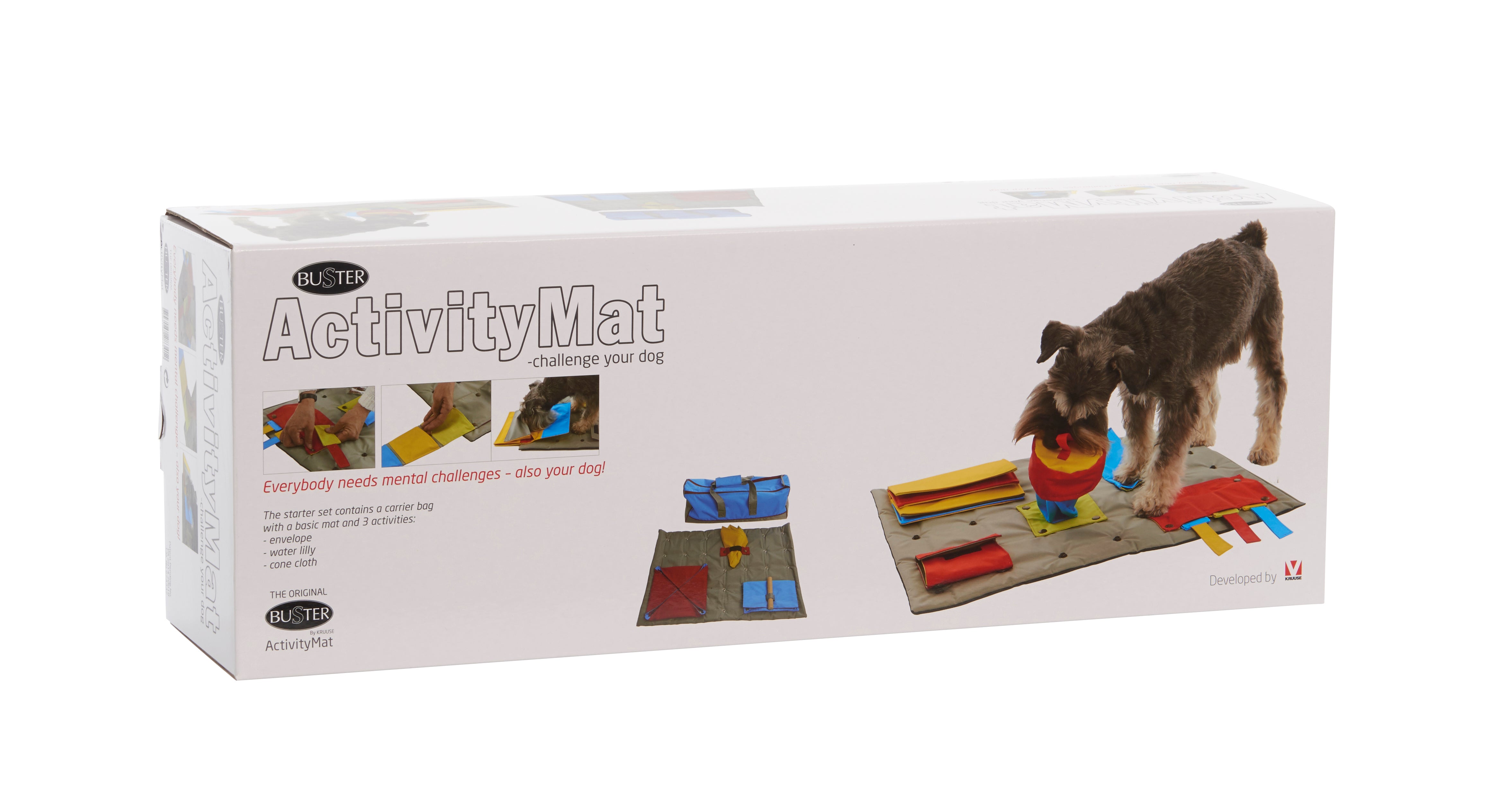 Buster Activity Mat Starter Set for Babies - Soft Play Mat with Interactive Toys for Tummy Time, Crawling & Learning - Perfect for Nursery, Daycare & Home Playtime