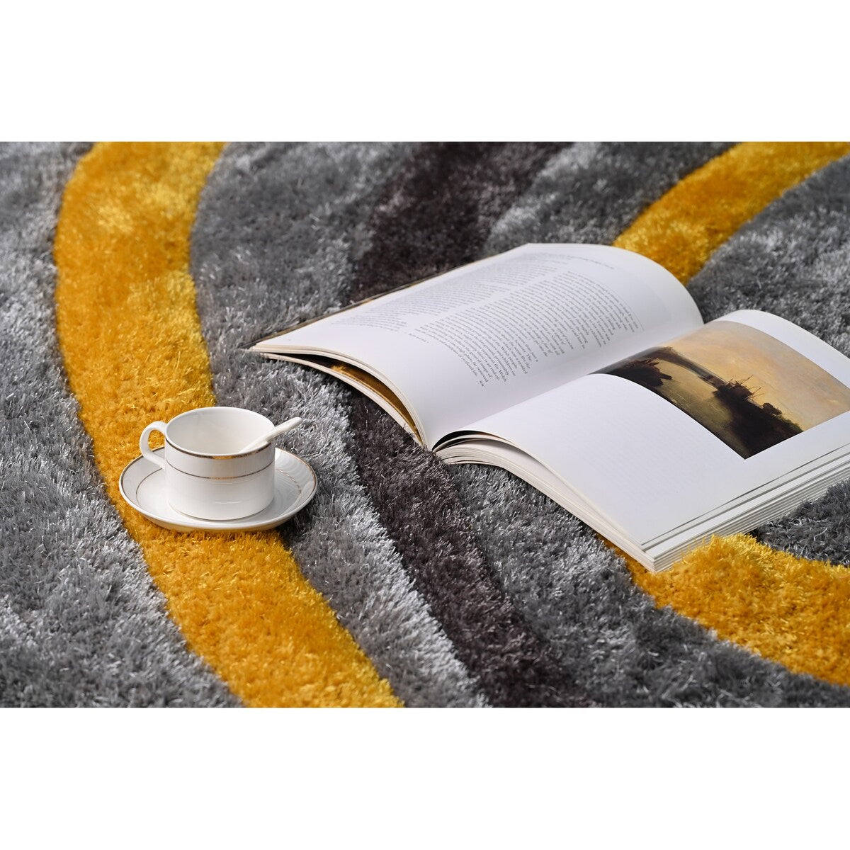 Premium 3D Shaggy Hand Tufted Area Rug - Soft Fluffy Non-Slip Living Room Carpet for Bedroom, Nursery & Home Decor - Cozy & Stylish Floor Mat for Comfortable Relaxation