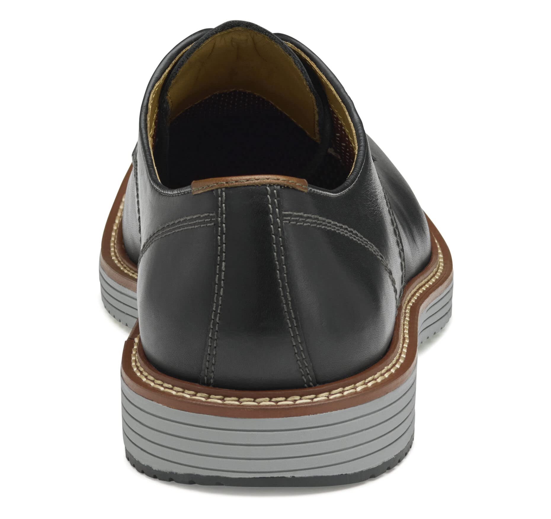 Johnston & Murphy Upton Plain Toe Men's Dress Shoes - Comfortable Business Casual Leather Oxfords for Work & Office | Professional & Formal Occasions