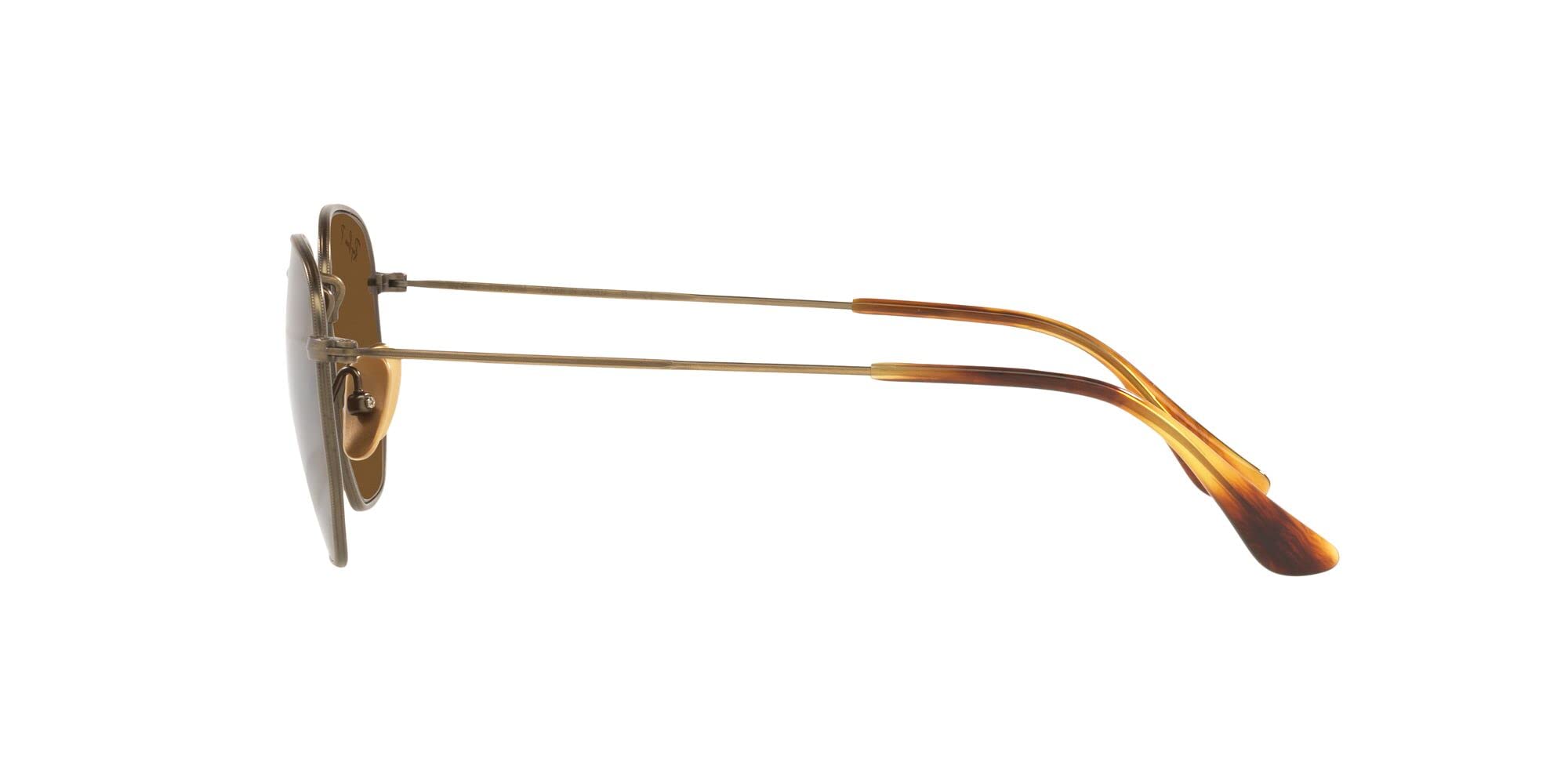 Ray-Ban RB8148 Hexagonal Titanium Sunglasses for Men & Women - UV Protection, Lightweight & Stylish - Perfect for Driving, Beach & Outdoor Activities