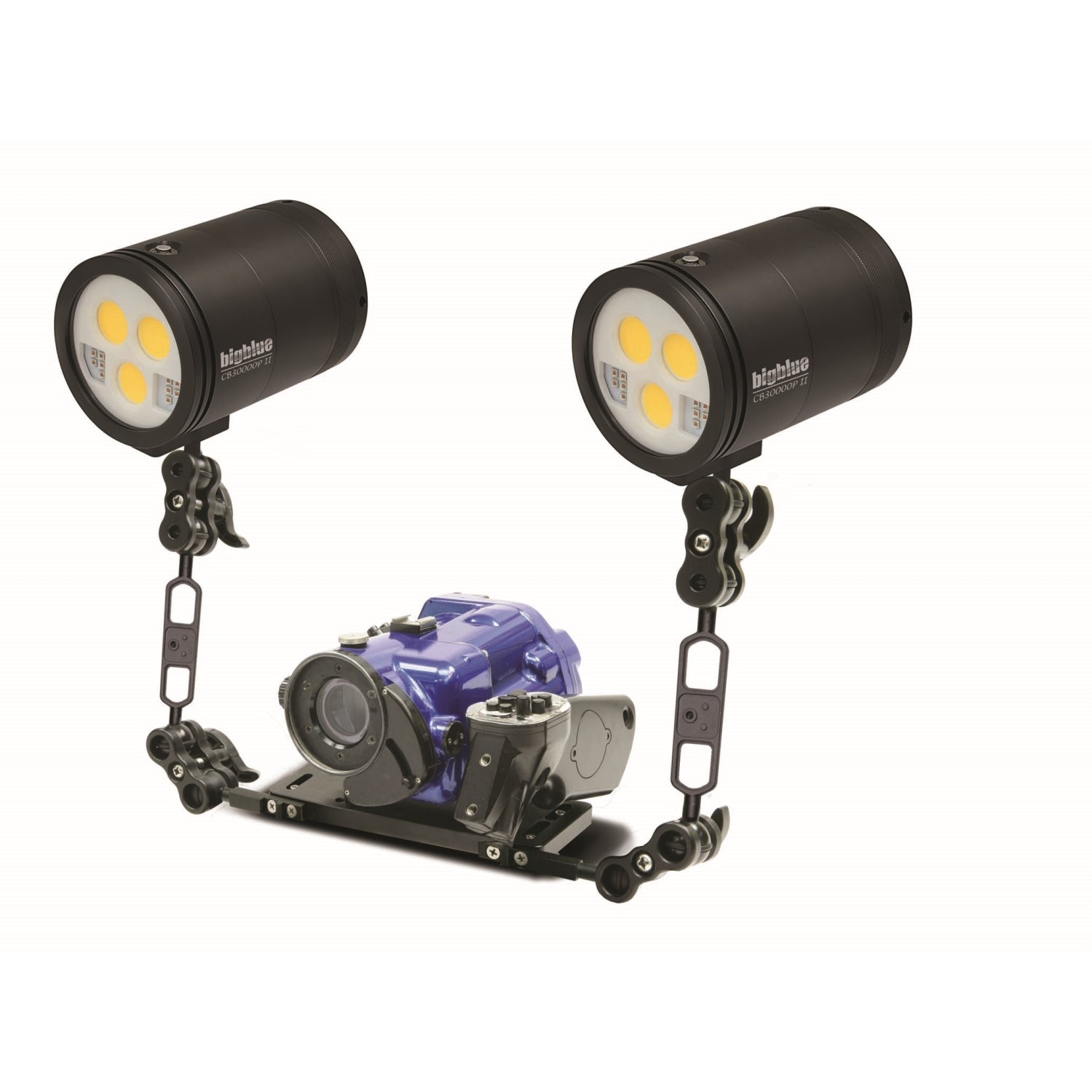 BigBlue 30,000 Lumen Warm White LED Video Light with Red Mode - Professional Photography Lighting for YouTube, Studio & Live Streaming