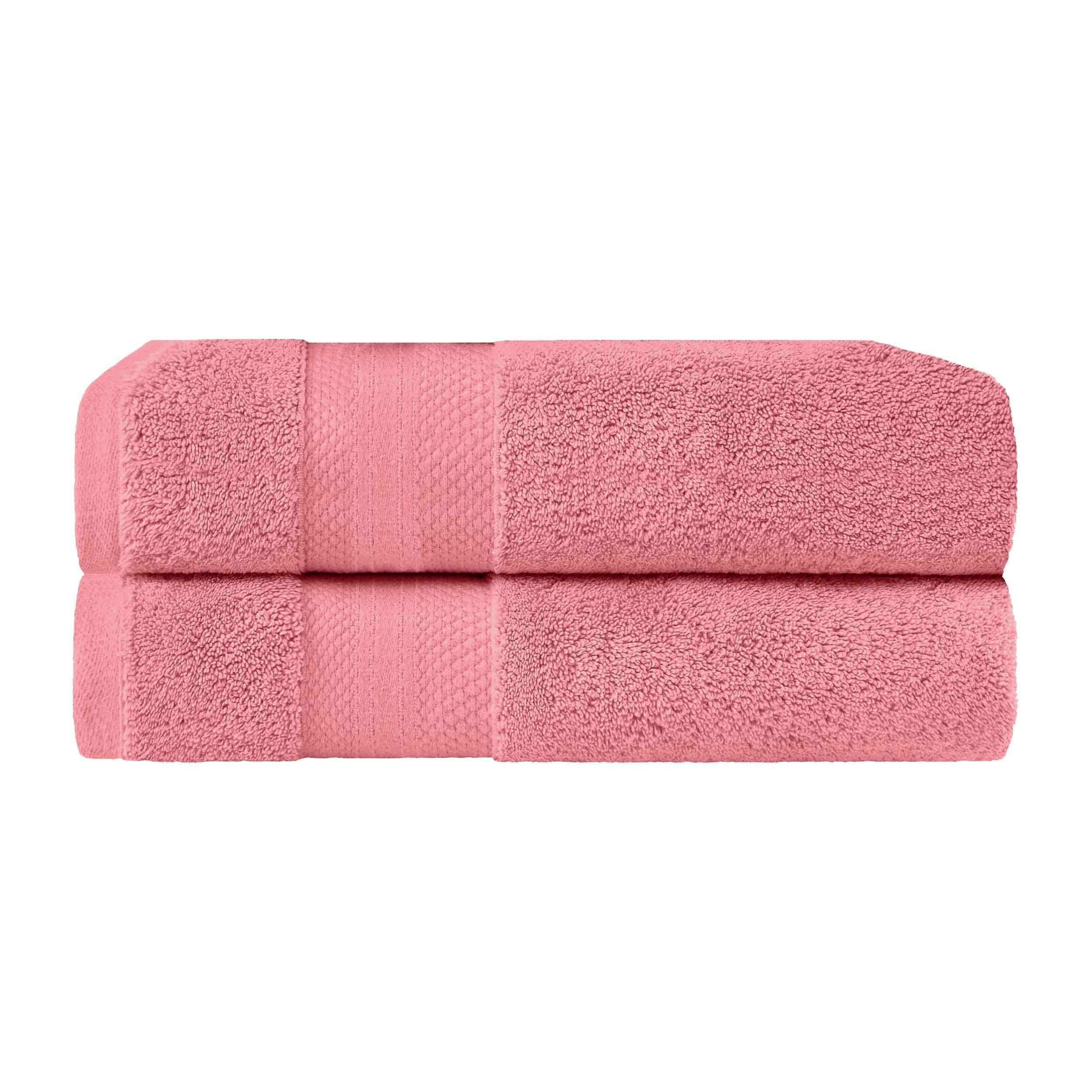 Premium 2-Piece Ultra Plush Turkish Cotton Bath Towel Set - Highly Absorbent, Soft & Luxurious for Spa, Bathroom, and Beach Use