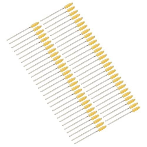 50Pcs Disposable Eyelash Brushes for Makeup Application - Professional Gold Eyelash Wands for Salon, DIY & Home Use - Perfect for Lash Extensions, Mascara & False Eyelash Application